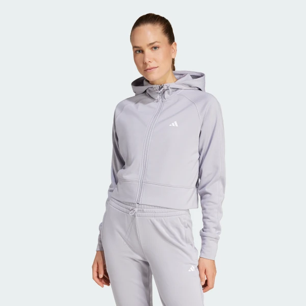 Худи AAEROREADY Game and Go Full-Zip Fleece Performance IX5066 1