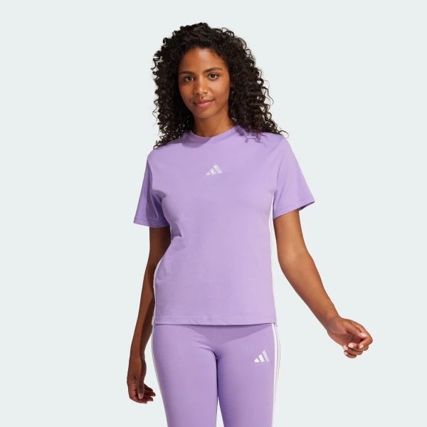 Essentials 3-Stripes Cotton футболкасы Sportswear JE1232 1