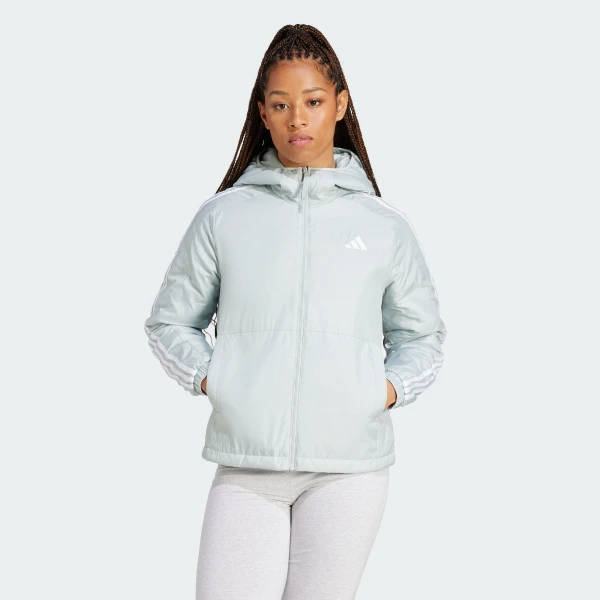 Essentials 3-Stripes Insulation Hooded күрткесі Sportswear JD1026 1