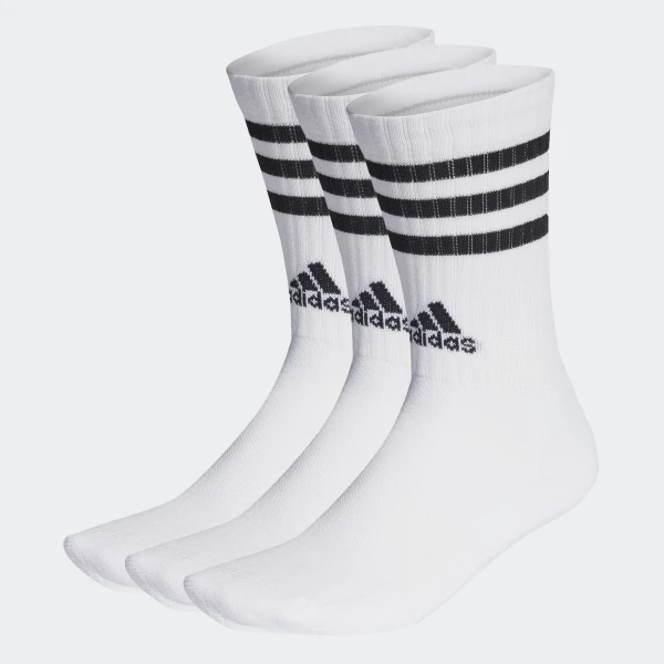 3-Stripes Cushioned Crew шұлықтарының үш жұбы Performance HT3458 1