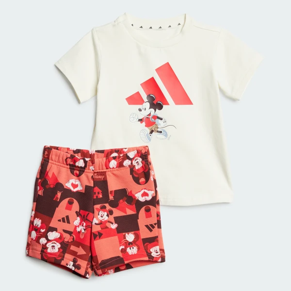 Комплект: футболка и шорты adidas x Disney Mickey Mouse Kids Sportswear JF3625 1