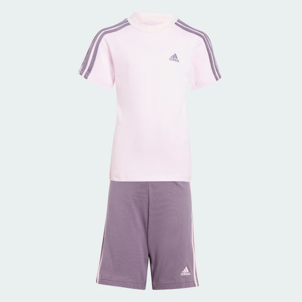 Жинағы: Essentials 3-Stripes футболкасы және кысқа шалбары Sportswear IA3167 1